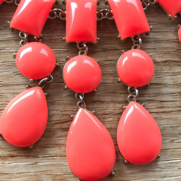 Orange Statement Necklace - Picture 2 of 2